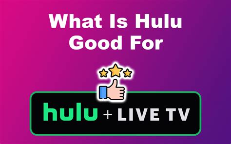Is Hulu live good?