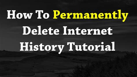 Is Internet history permanent?