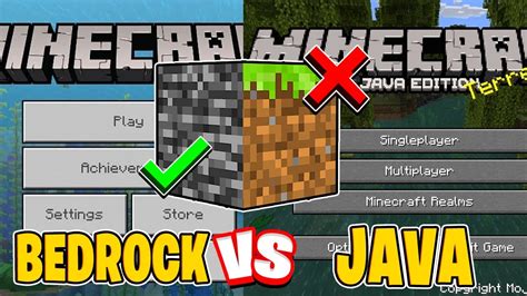 Is Java and Bedrock the same?