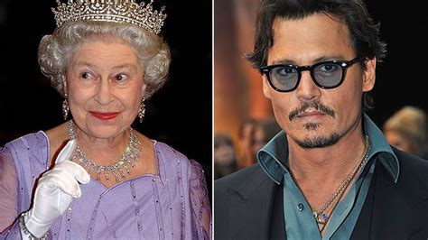 Is Johnny Depp related to the Queen?