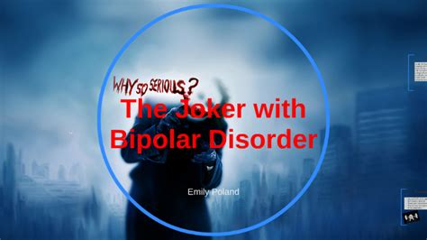 Is Joker bipolar disorder?