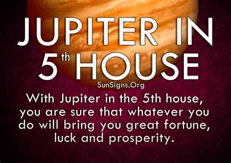 Is Jupiter in 5th house bad?