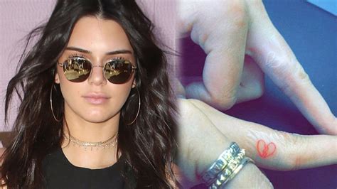 Is Kendall's tattoo real?