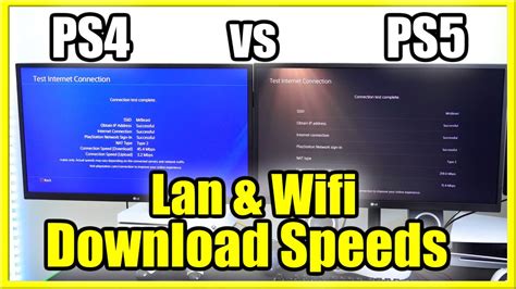 Is LAN faster than Wi-Fi PS5?