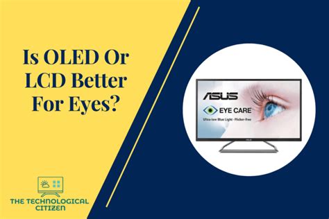 Is LCD better for eyes?