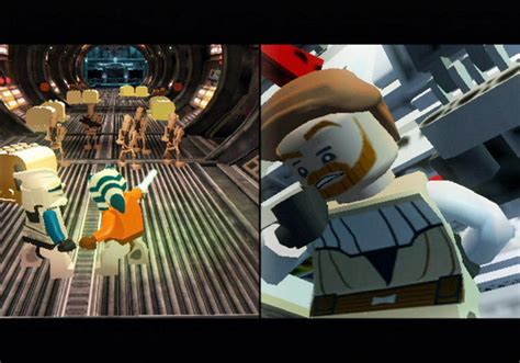 Is LEGO Star Wars 3 split-screen?