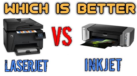 Is Laserjet faster than inkjet?