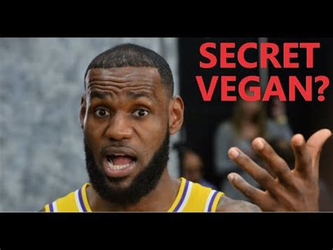 Is LeBron James a vegan?