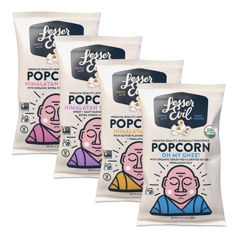 Is Lesser Evil or SkinnyPop better?