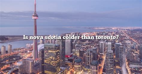 Is London colder than Toronto?