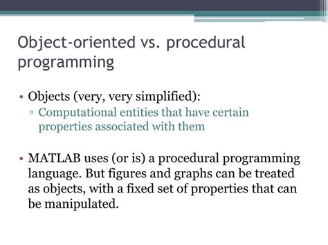 Is MATLAB Object-Oriented or procedural?