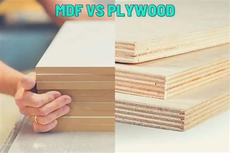 Is MDF more waterproof than plywood?