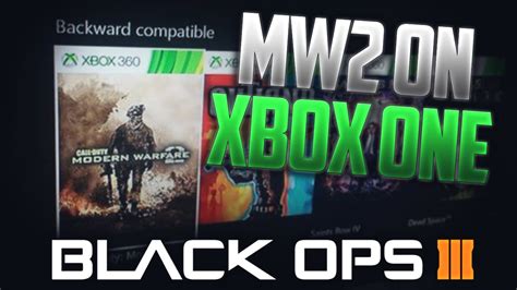 Is MW2 backwards compatible on Xbox?