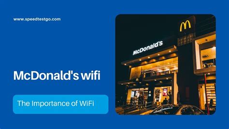 Is McDonald's Wi-Fi safe?