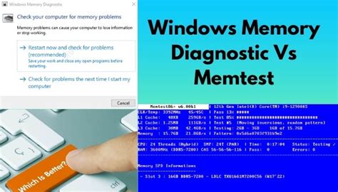 Is Memtest86 better than Windows memory Diagnostic?