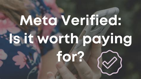 Is Meta verified worth it?