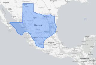 Is Mexico the size of Texas?