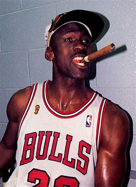 Is Michael Jordan a cigar smoker?