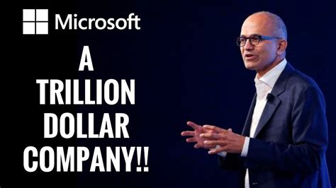 Is Microsoft a trillion dollar company?