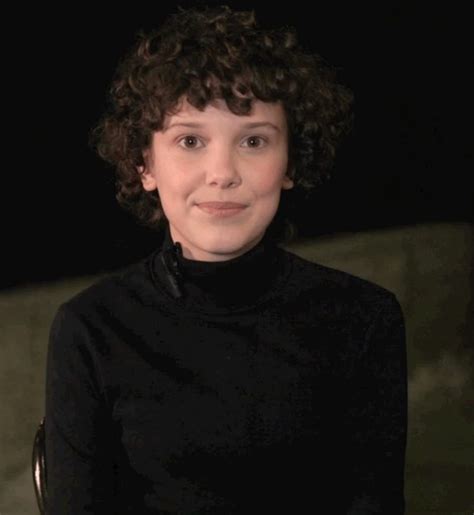 Is Millie Bobby Brown curly?