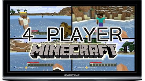 Is Minecraft 4 player split-screen?