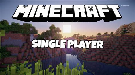 Is Minecraft single-player only?