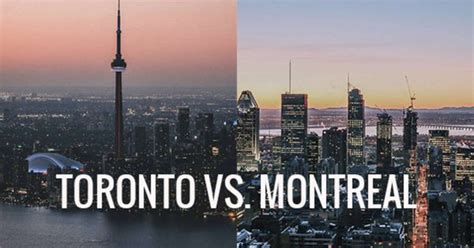 Is Montreal a better city than Toronto?