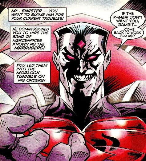 Is Mr Sinister a telepath?