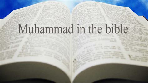 Is Muhammad mentioned in the Bible?