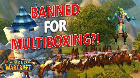 Is Multiboxing illegal in wow?