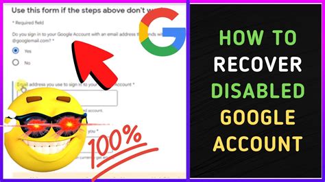 Is My Google Account disabled forever?