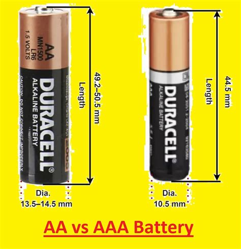 Is My battery AAA or AA?