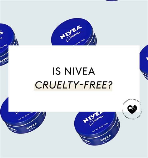 Is NIVEA animal free?