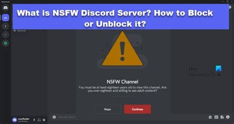 Is NSFW bannable on Discord?