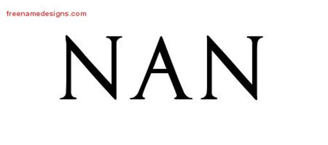 Is Nan a nickname for Anne?