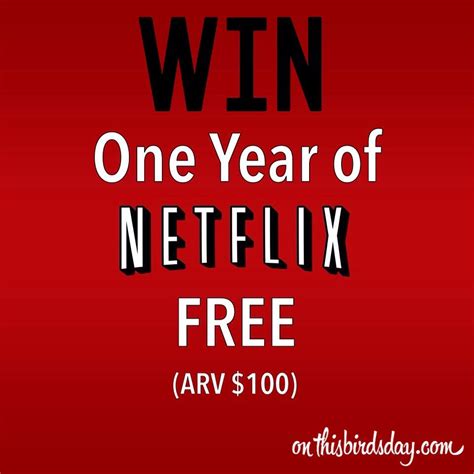 Is Netflix free for 1 year?