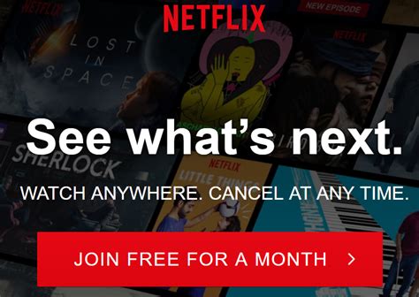 Is Netflix still free for 1 month?
