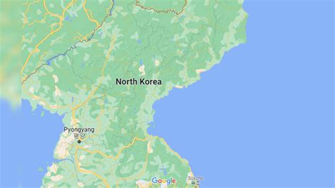 Is North Korea blurred on Google Maps?