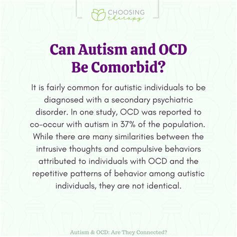 Is OCD being autistic?