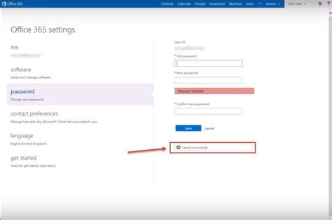 Is Office 365 password same as Microsoft account?