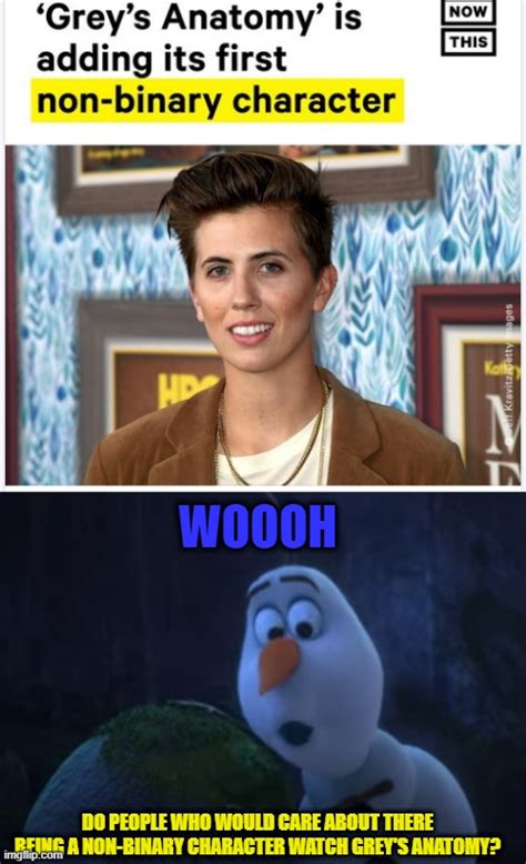 Is Olaf non binary?