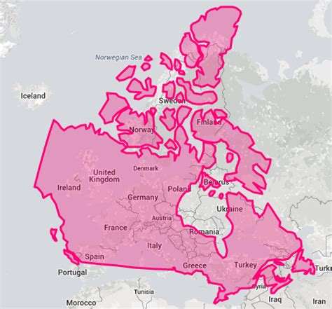 Is Ontario Canada as big as Texas?