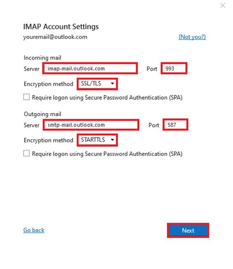 Is Outlook an IMAP server?