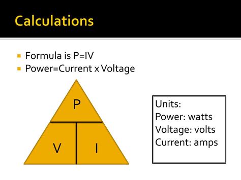 Is P IV in watts?