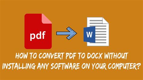 Is PDF to DOCX safe?