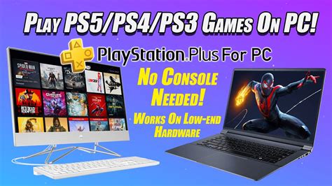 Is PS Plus playable on PC?