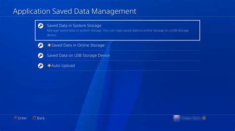 Is PS4 data saved online?