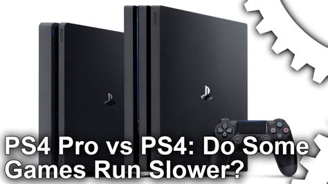 Is PS4 slower than PS4 Pro?