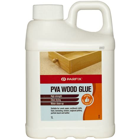 Is PVA glue white or clear?