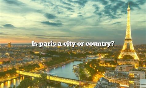 Is Paris a city yes or no?
